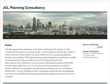 Tablet Screenshot of jclplanning.co.uk